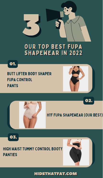 Best Shapewear For FUPA infographic