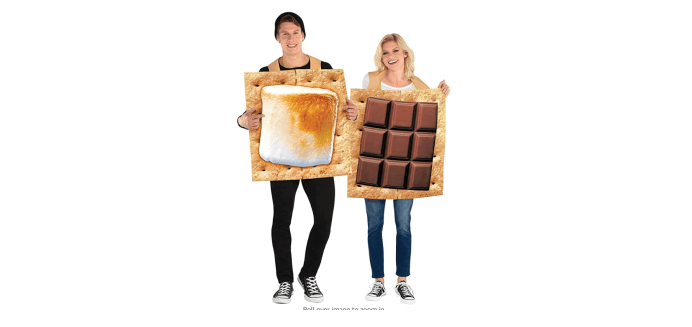 S’Mores Snack Couple Halloween Costume
