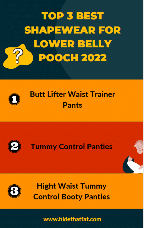 shapewear for lower belly pooch Infographic